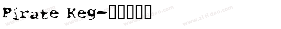 Pirate Keg字体转换